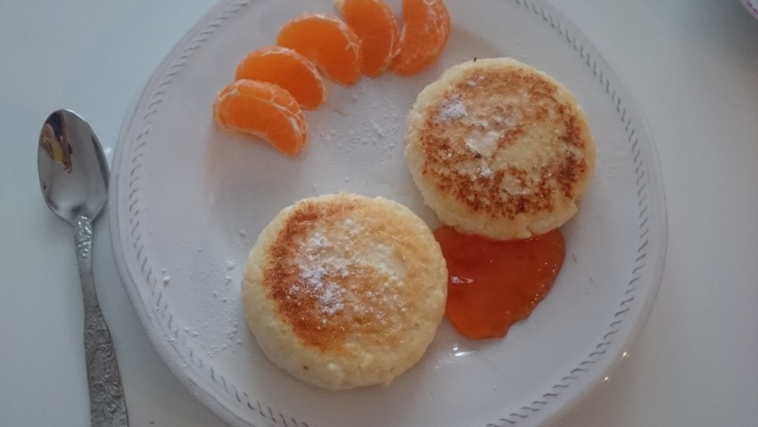 Сырники с вареньем