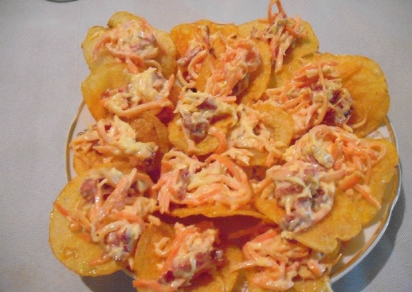 Оригинальная подача закусок