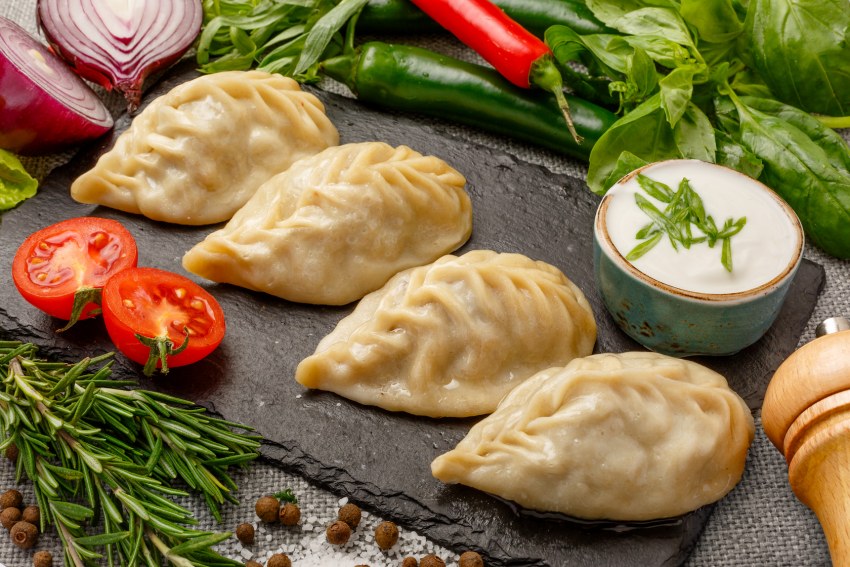 Хачапури и манты
