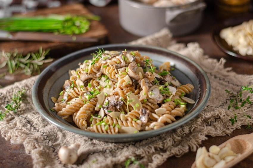Макароны с грецкими орехами