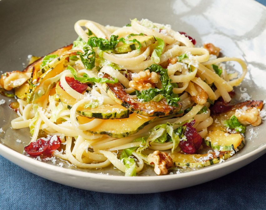 Макароны с орехами