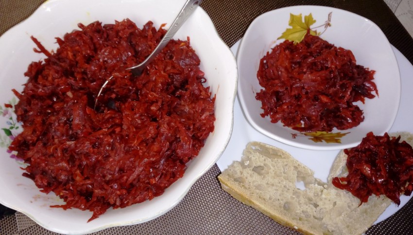 Икра из свеклы салат