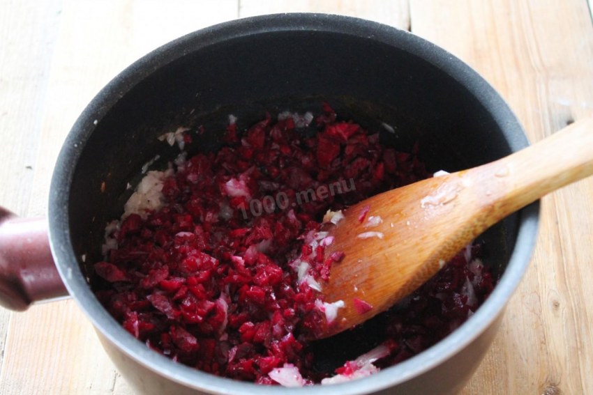 Икра из вареной свеклы с луком