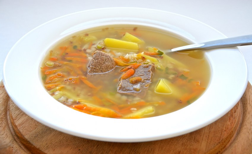 Картофельный суп с мясом
