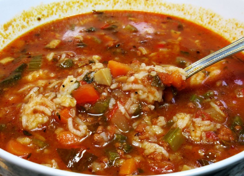 Суп с говядиной и картошкой