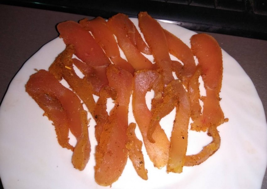 Вяленое мясо подвешенное