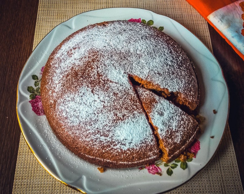 Ежевичный пирог