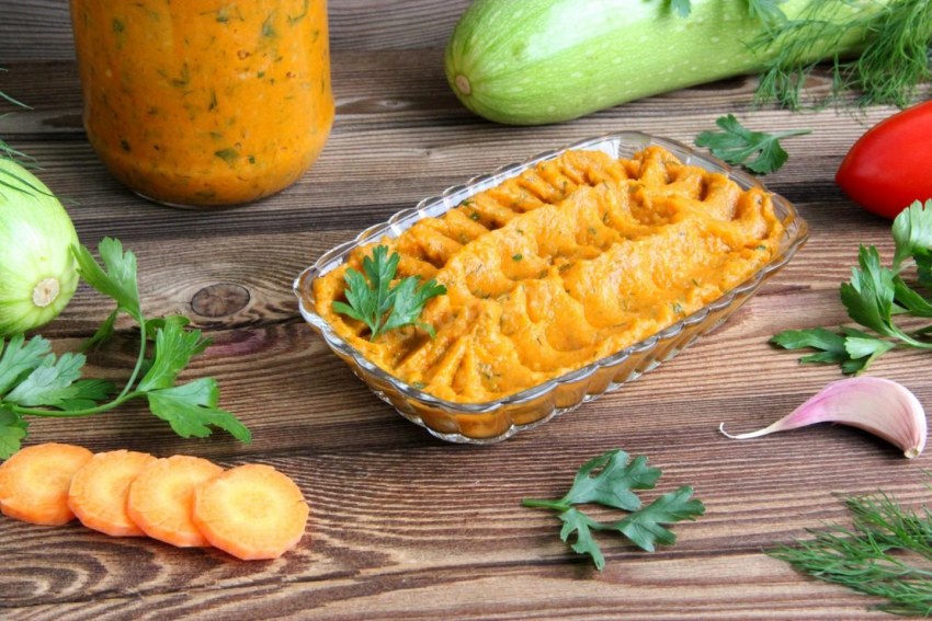 Блюда с кабачковой икрой