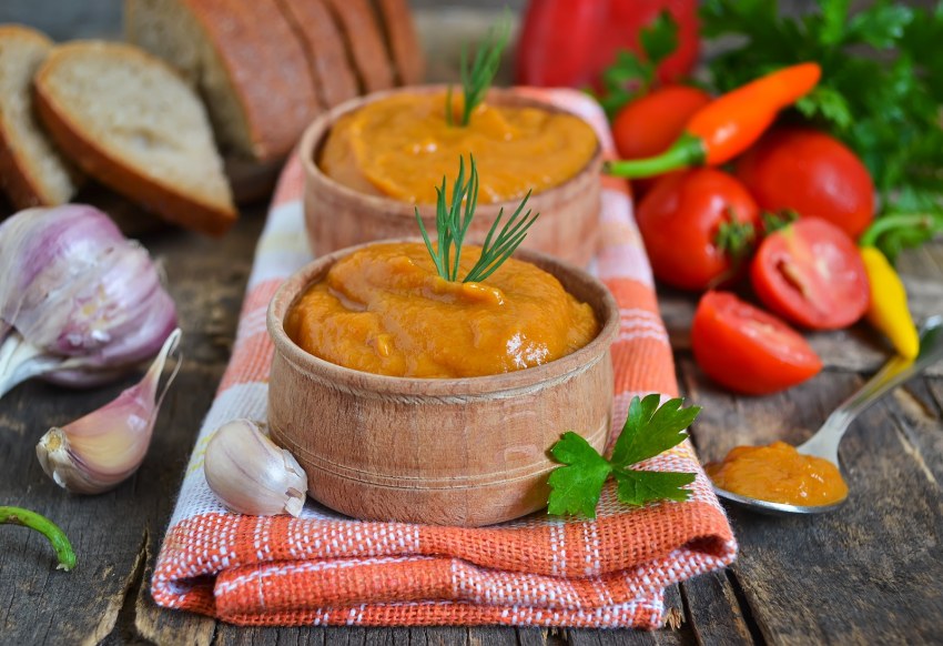 Кабачковая икра крупинками