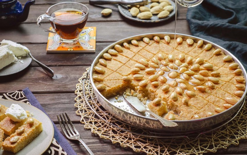 Basbousa in Arabic