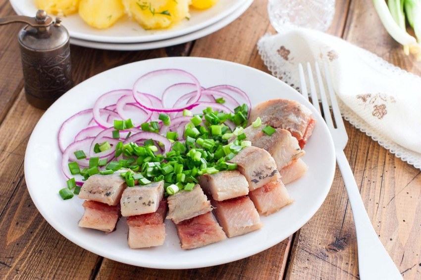 Скумбрия с картошечкой