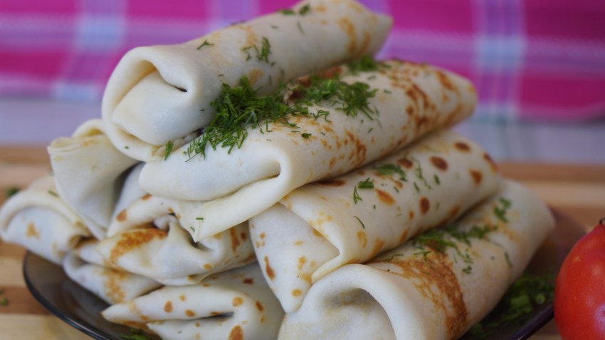 Блины фаршированные