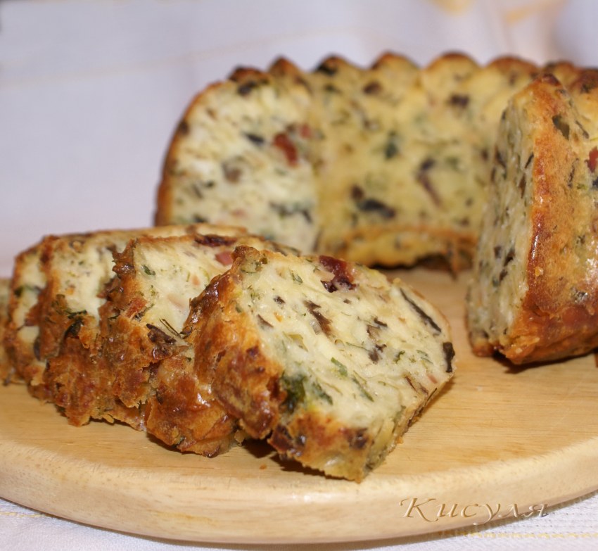 Маффины с грибами