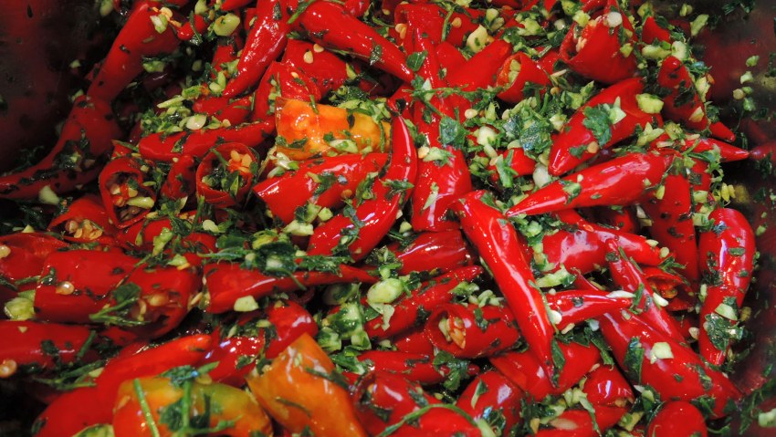 Горький перец бочковой