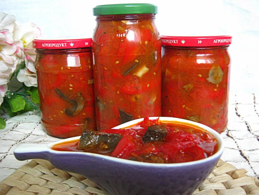 Лечо из болгарского перца
