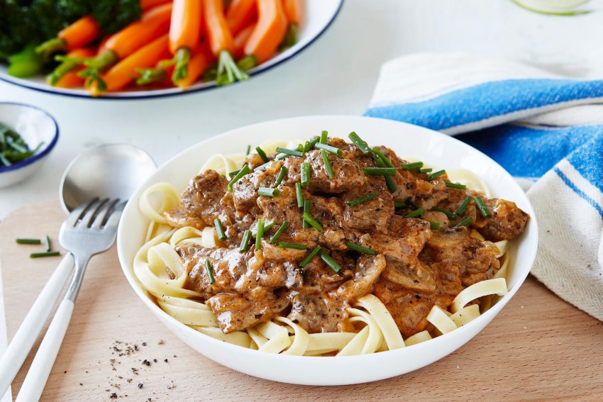 Beef Stroganoff