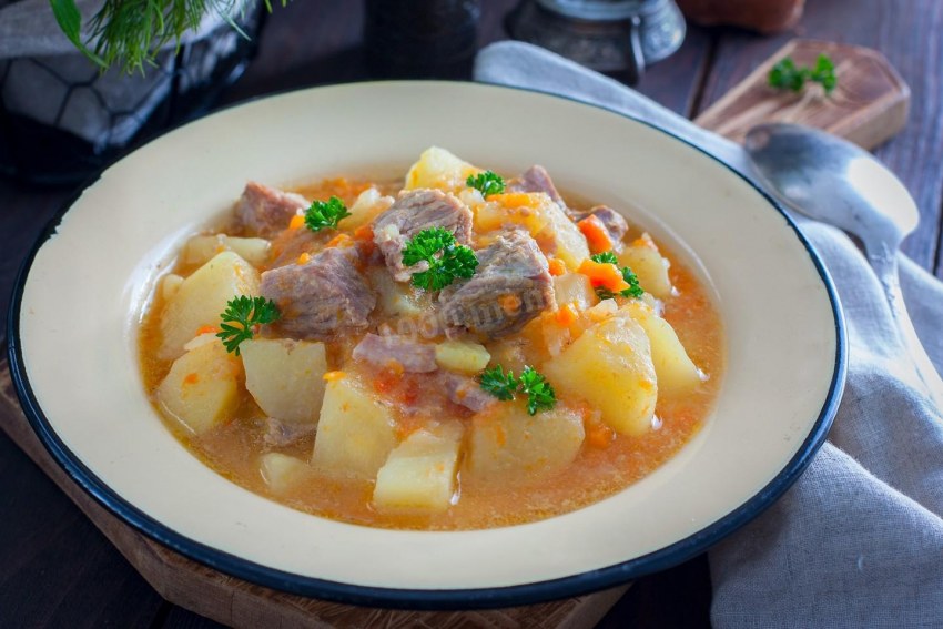 Тушеная картошка