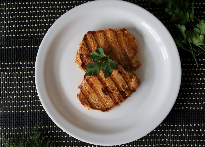 Мясо по аргентински с чесноком