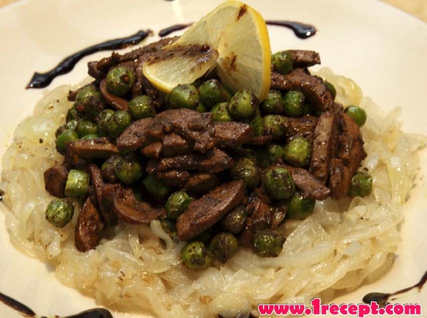 Почки говяжьи жареные