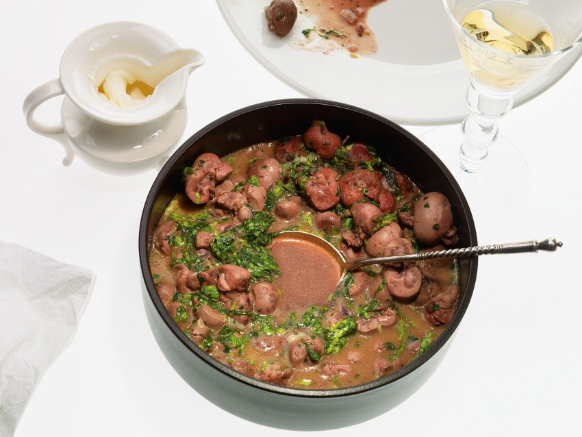 Блюда с почками куриными