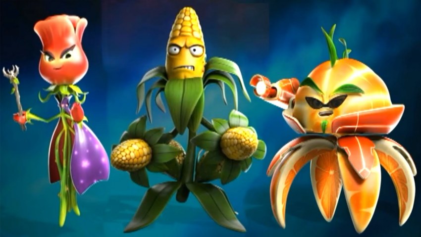 Plants vs Zombies кукуруза