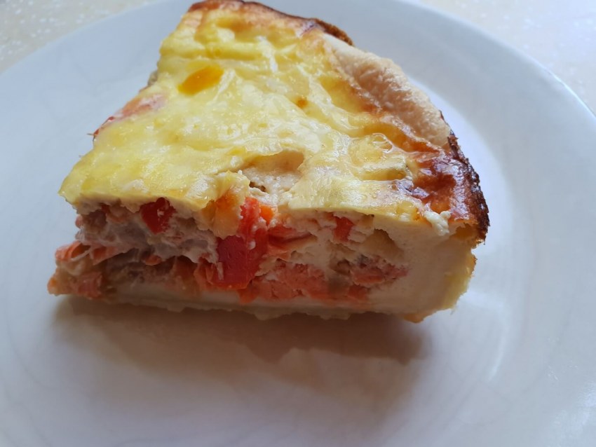Пирог с форелью