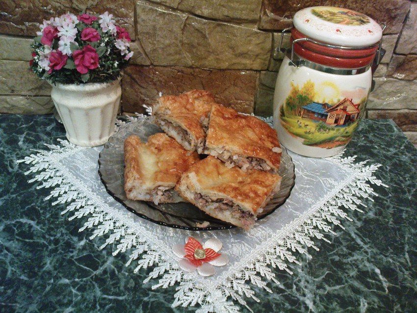 Слоеные пирожки