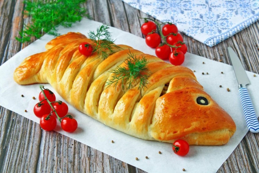 Рыбный пирог Высоцкая