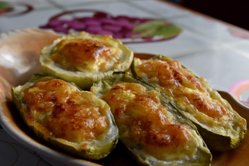 Кабачки цуккини фаршированные
