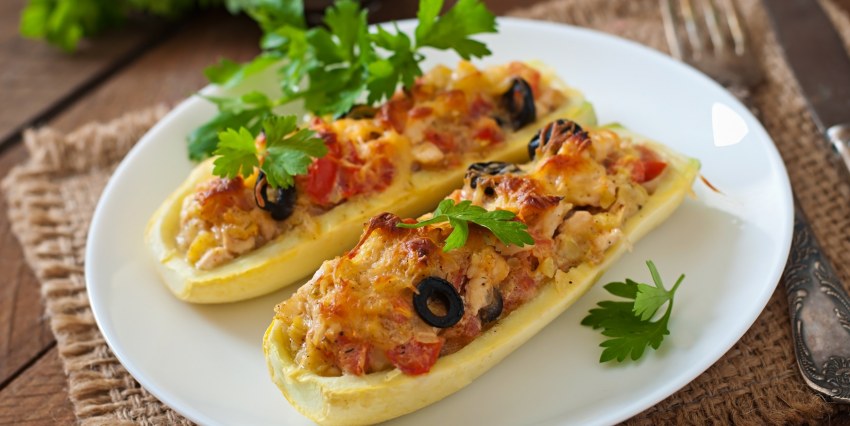 Кабачки цуккини фаршированные