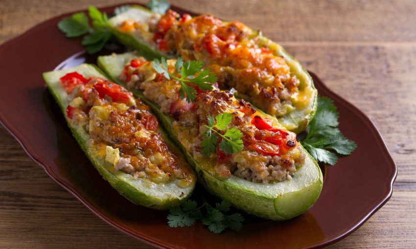 Кабачки цуккини фаршированные