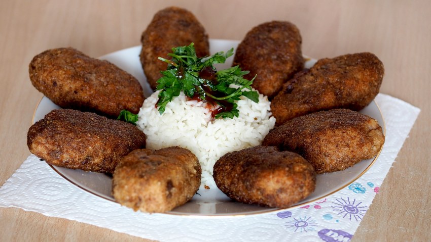 Куриные котлеты с сыром