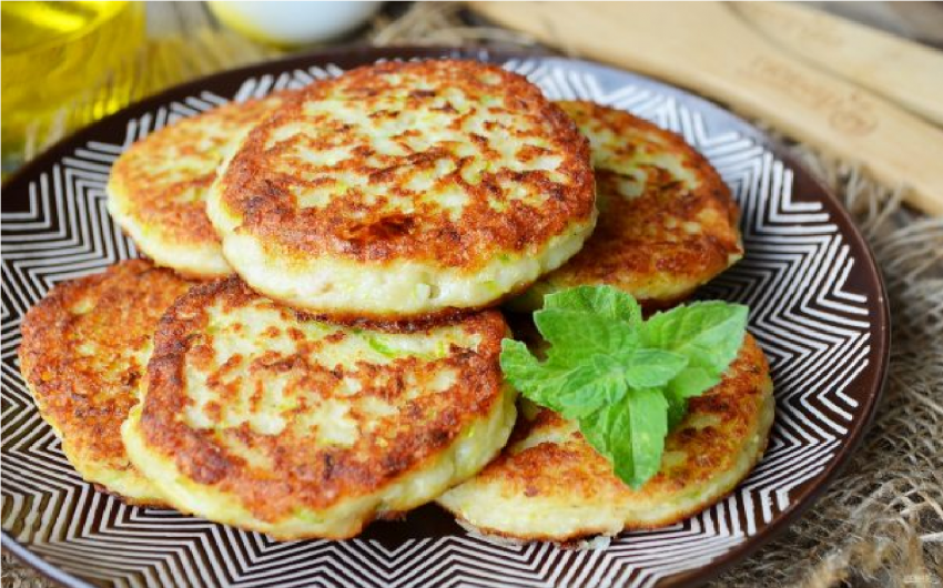 Рыбные котлеты с кабачком