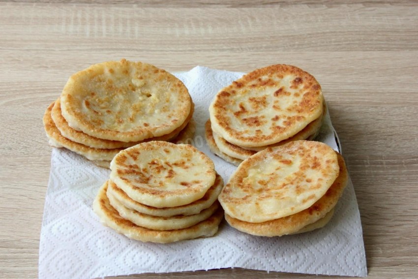 Лепешки к чаю на сковороде