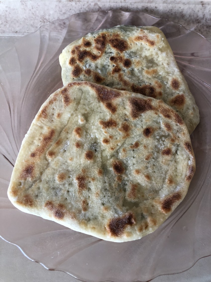 Лепёшки в духовке без дрожжей