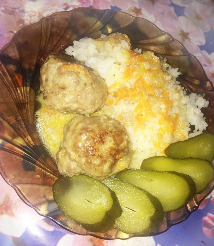 Гарнир к Ёжикам из фарша