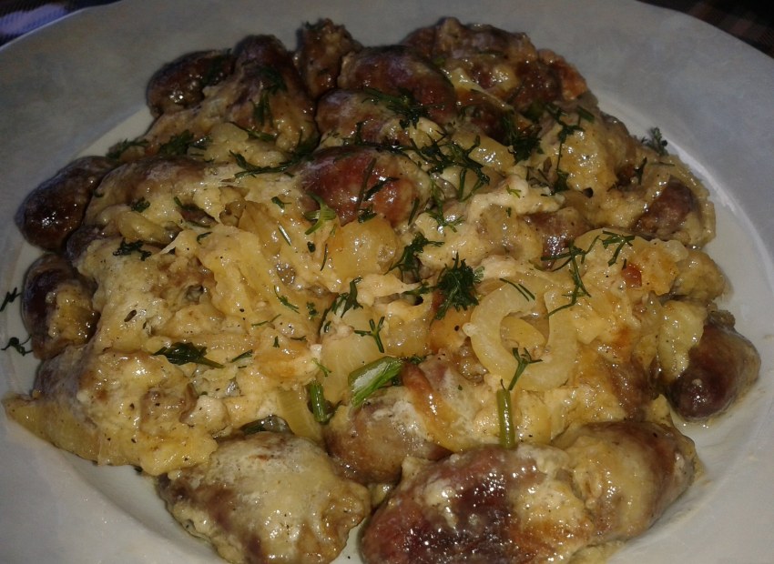 Блюда с куриной тушенкой