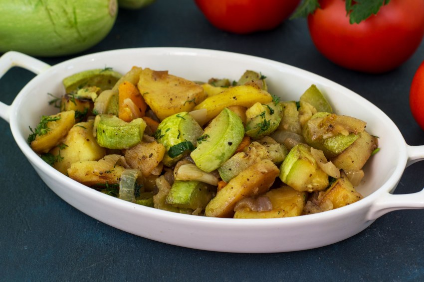Кабачки запеченные с сыром