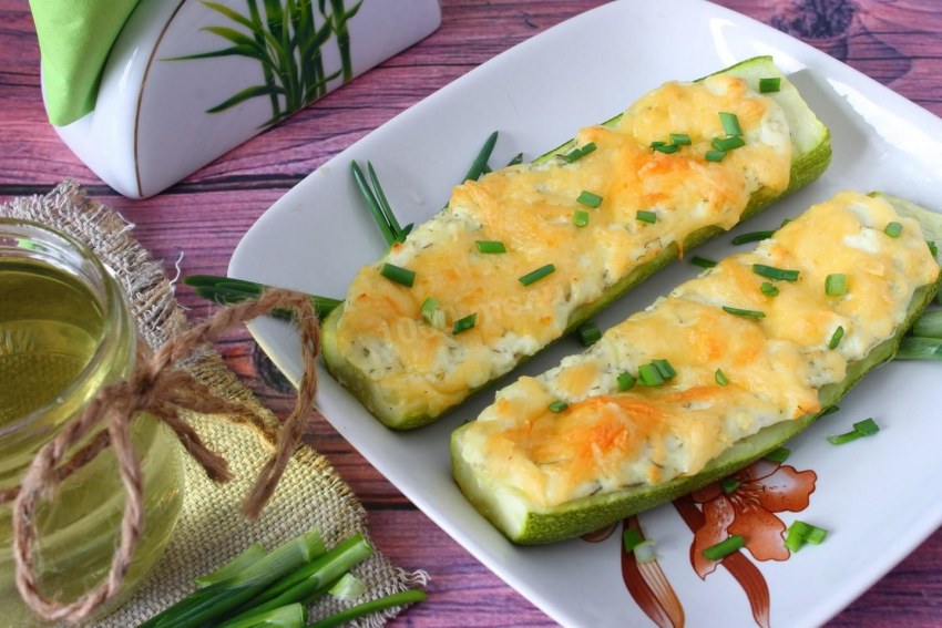 Кабачки с фаршем