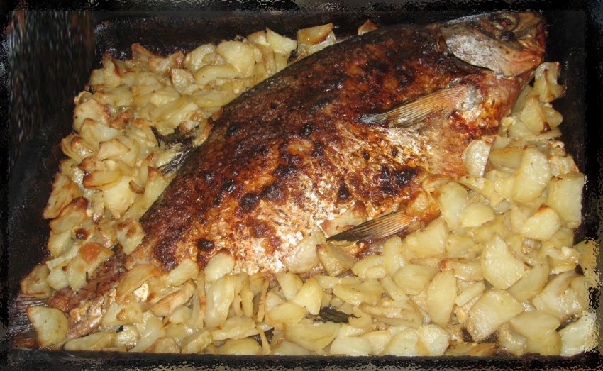 Лещ в духовке