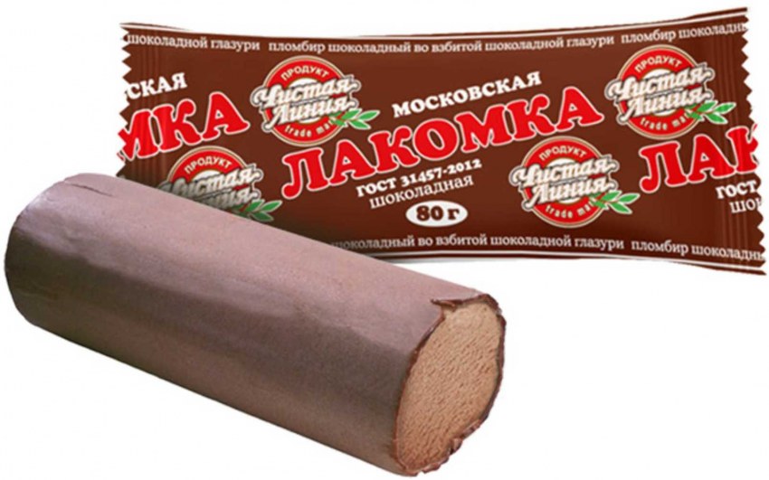 Мороженое Лакомка трубочка