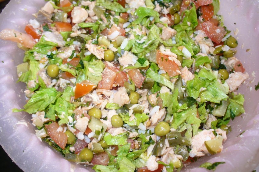 Салаты из рыбы и морепродуктов