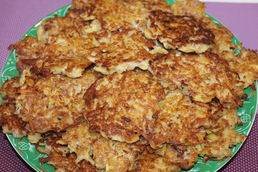 Ленивые драники с мясом