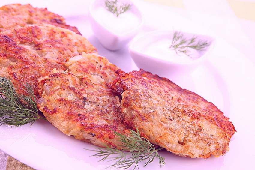 Драники фаршированные