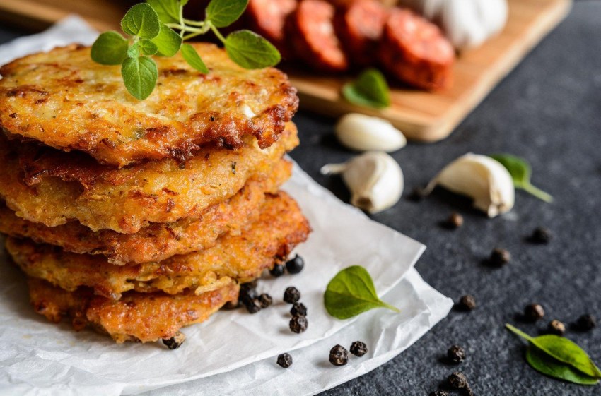 Драники с мясом