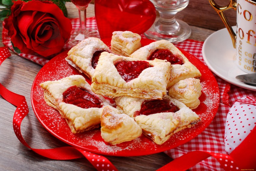 Шарлотка с вареньем