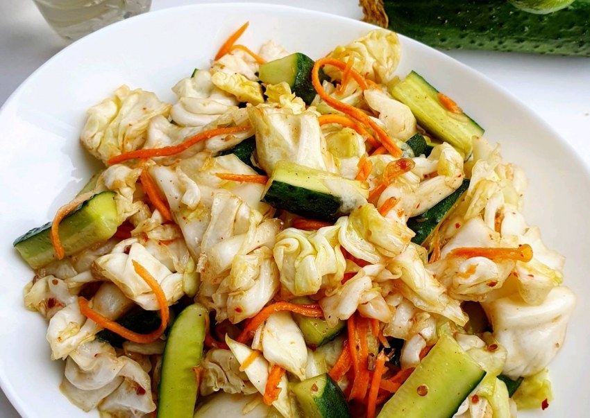 Морковь по-корейски с цветной капустой