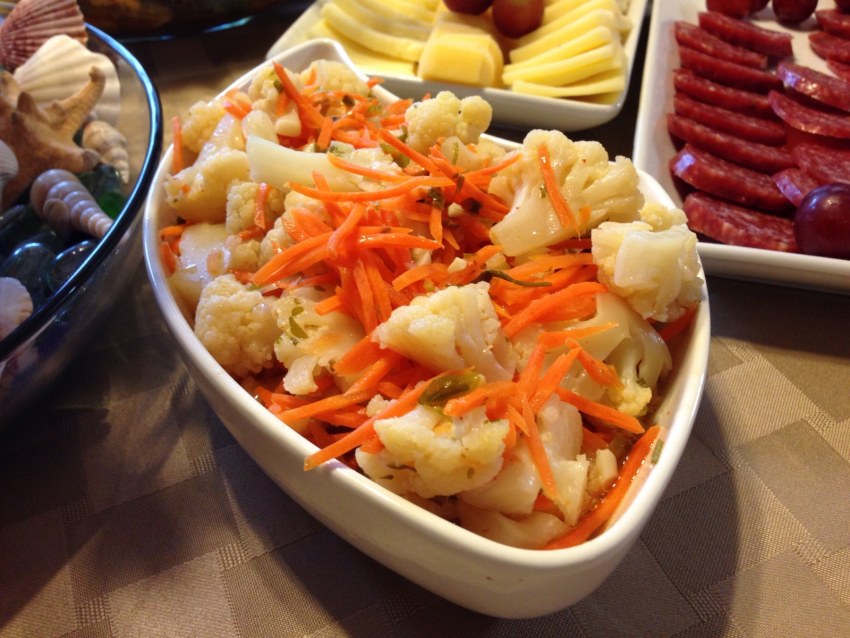 Цветная капуста соленая