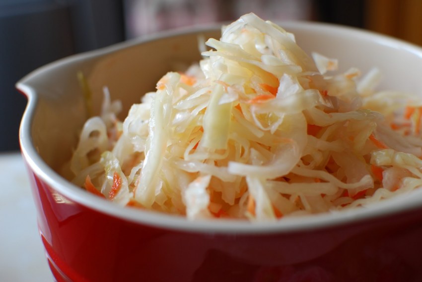 Салат с корейской капустой
