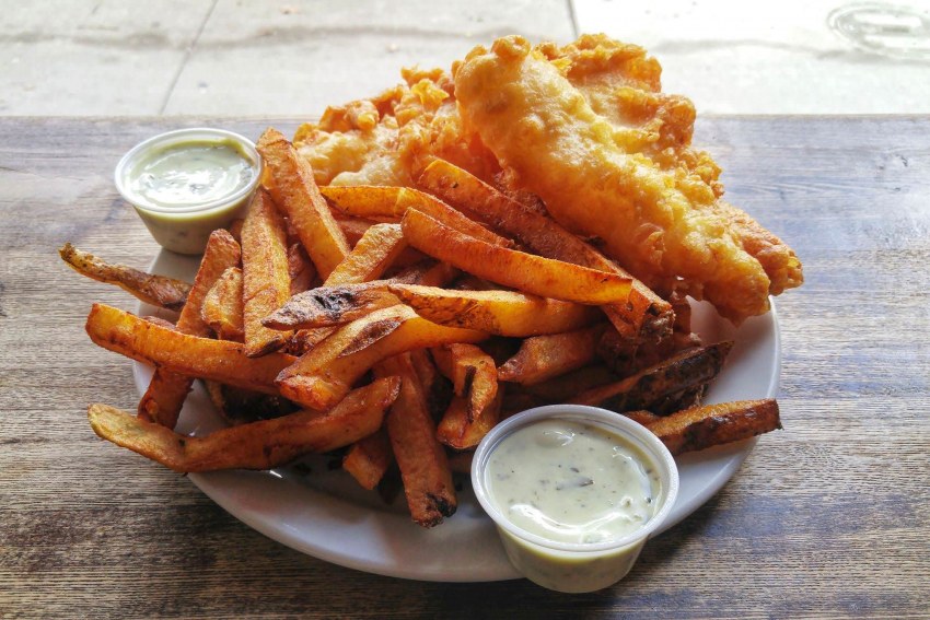 Британский фастфуд Fish & Chips